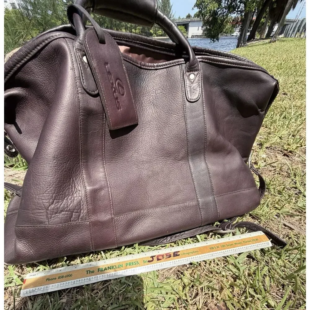 Lexus leather bag